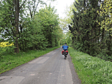 Radweg im Naturschutzgebiet