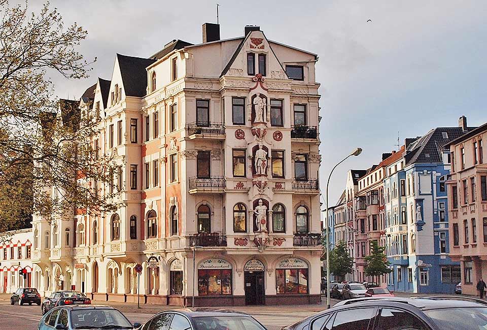 Jugendstilhäuser und Gründerbauten in Bremerhaven