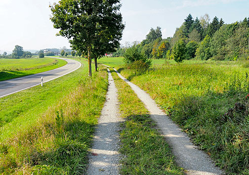 Radweg talabwärts