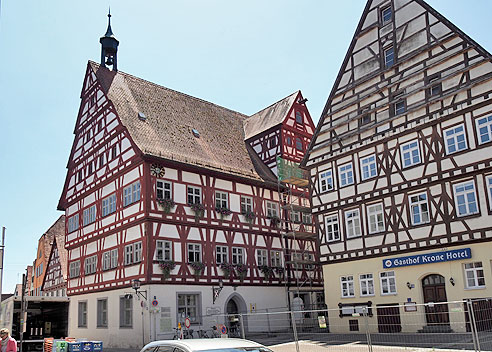 Fachwerkrathaus in Oettingen