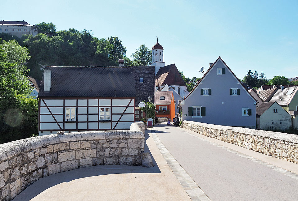 Alte Brücke in Harburg