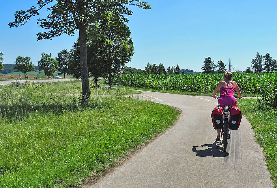 Schöner Radweg von Auhausen