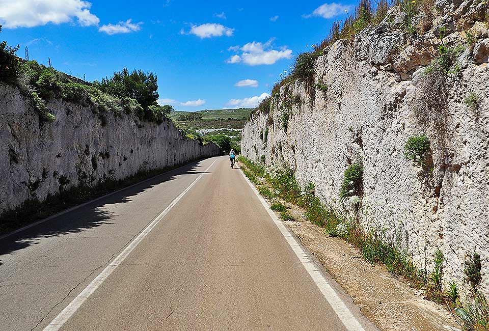 Radtour von Otranto zum Seebad Santa Cesaria