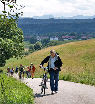 Alpenblick nach Süden