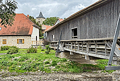 Alte Holzbrücke in Buchfahrt