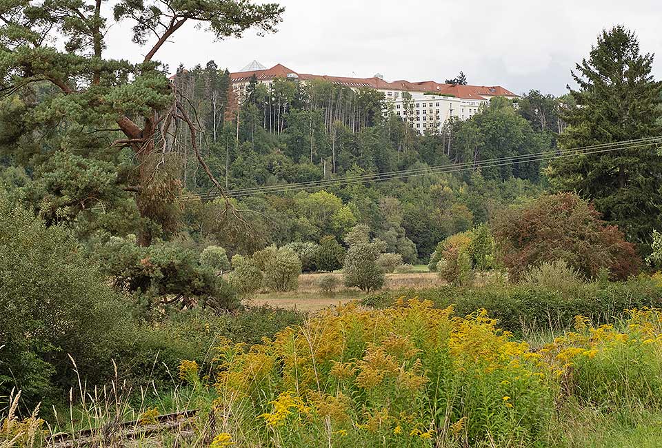 Blick auf Kurklinik Bad Berka