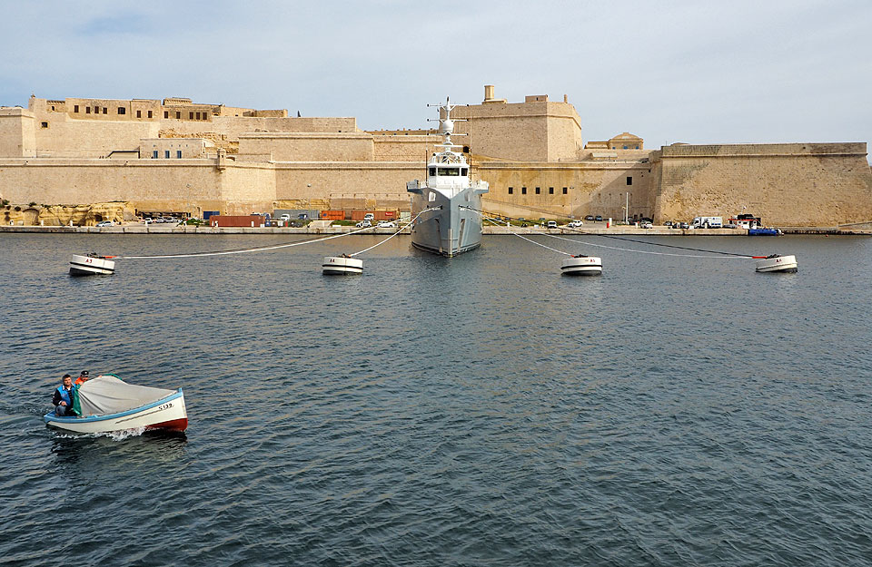 Beim Kriegsmuseum in Malta