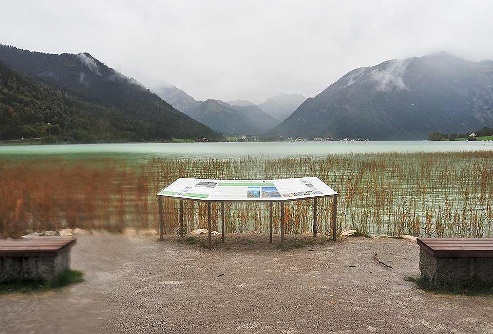 Infotafeln am Achensee