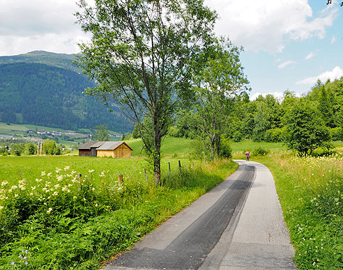 Radweg talabwärts