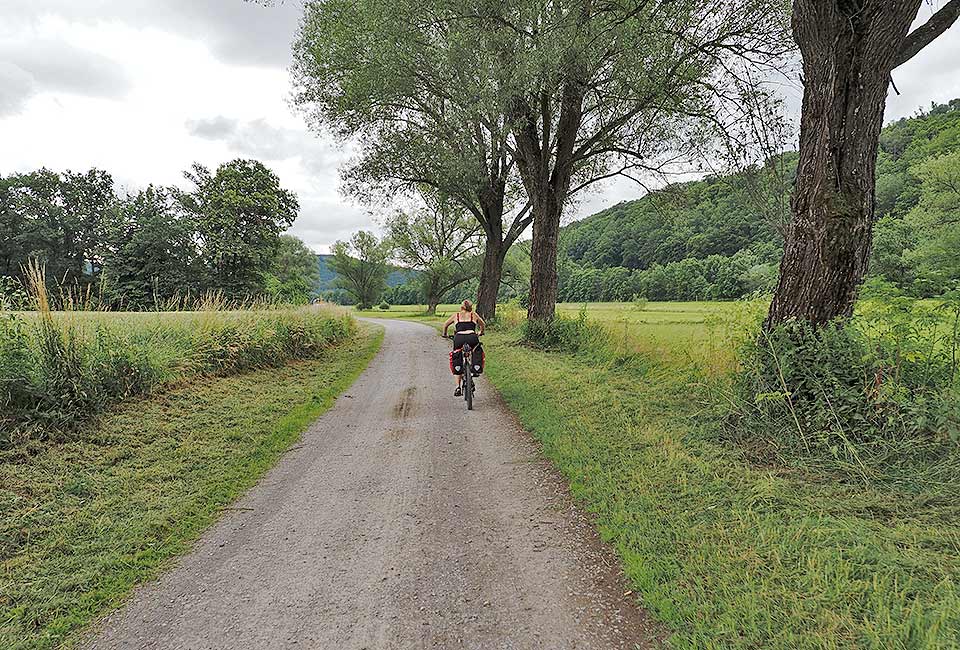 Schöner Radweg nach Bad Bocklet