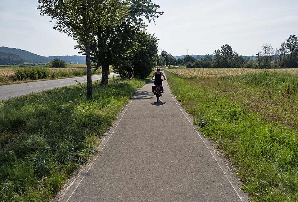 Radweg nach Goldbach Radweg nach Goldbach