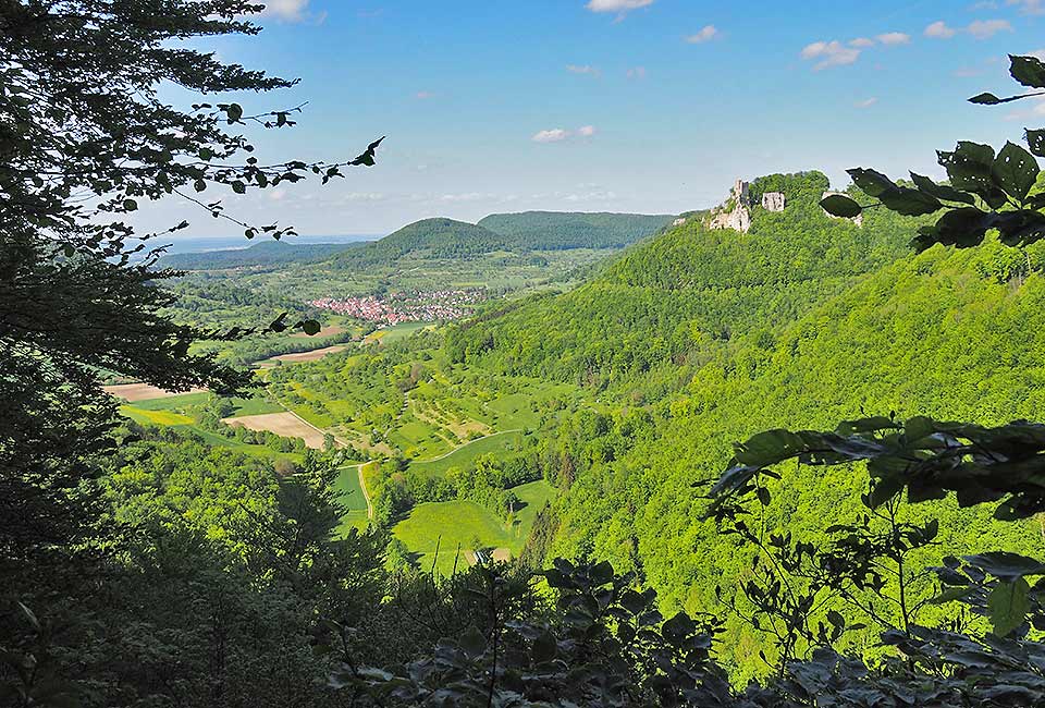 Blick auf Reussenstein